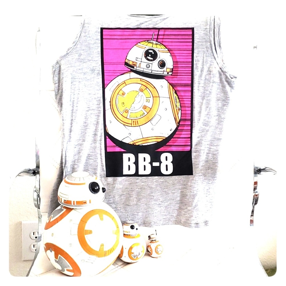 Star Wars BB-8 Tank Top New